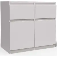 Komoda Merg 2S2F biela