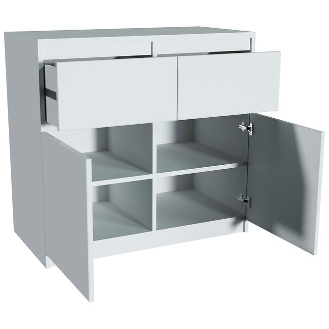 Komoda Merg 2S2F biela