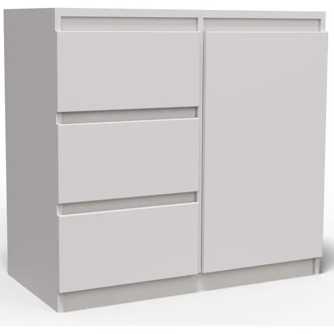 Komoda Merg 3S1F biela