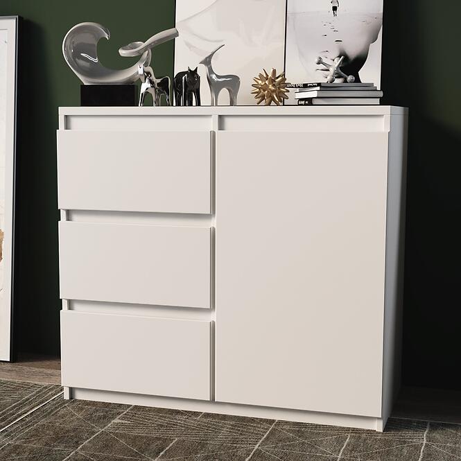 Komoda Merg 3S1F biela