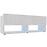 TV stolík Izumi 105 WH biela mat/lesk