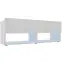 TV stolík Izumi 105 WH biela mat/lesk