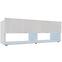 TV stolík Izumi 105 WH biela mat/lesk