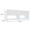 TV stolík Izumi 105 WH biela mat/lesk,2