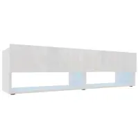 TV stolík Izumi 140 WH biela mat/lesk