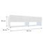 TV stolík Izumi 140 WH biela mat/lesk,2