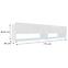 TV stolík Izumi 175 WH biela mat/lesk,2