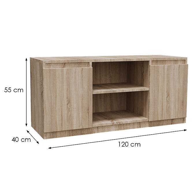 TV stolík Merg sonoma,2