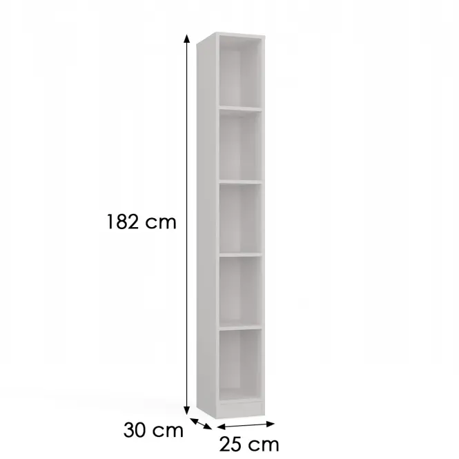Regál R25 Biela