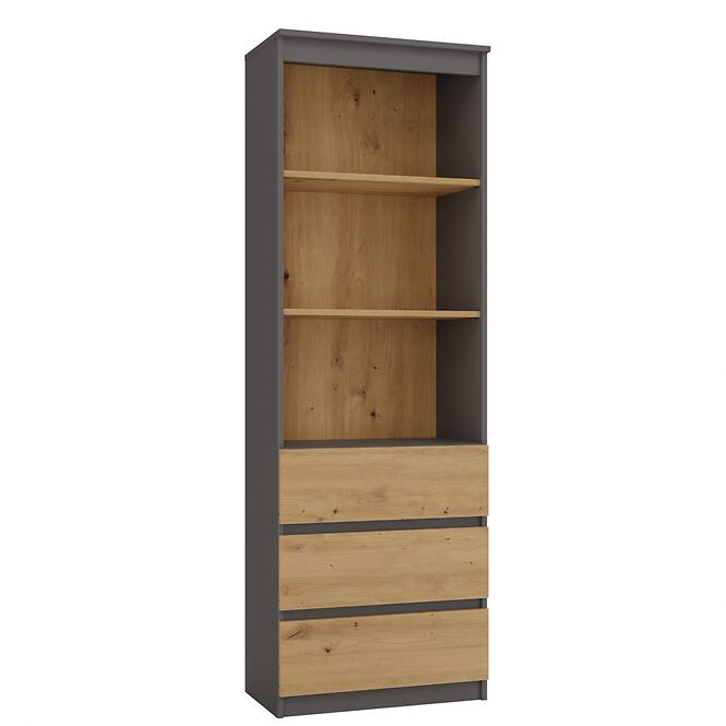 Regál KancelárskI 3S 3P Olimp Ant/Art Kpl,3