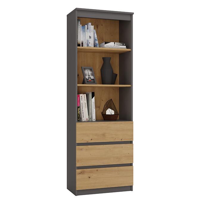Regál KancelárskI 3S 3P Olimp Ant/Art Kpl,4