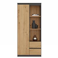 Regál KancelárskI Rs-80 Bily Antracit/Artisan