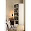 Regál 80 cm dvere biely,6