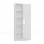 Regál 80cm Dvere Biel a