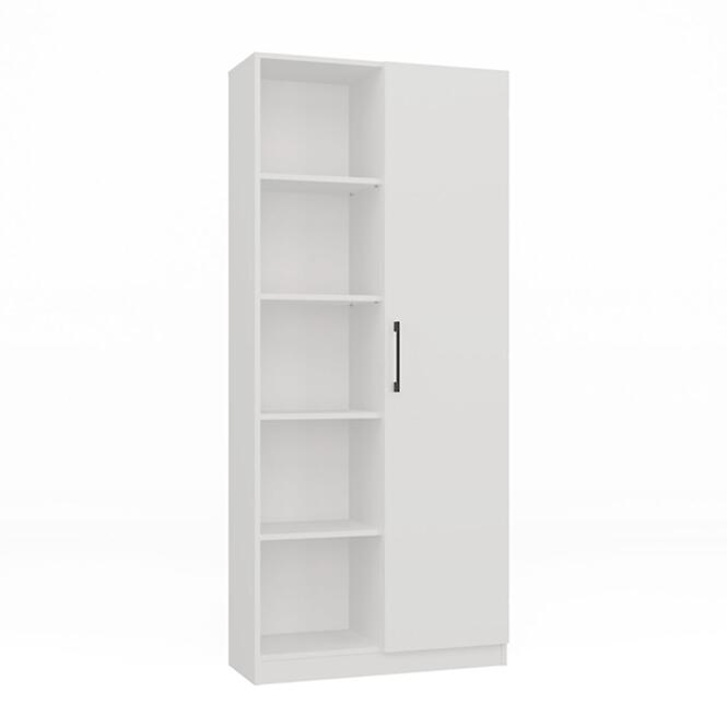 Regál 80cm Dvere Biel a
