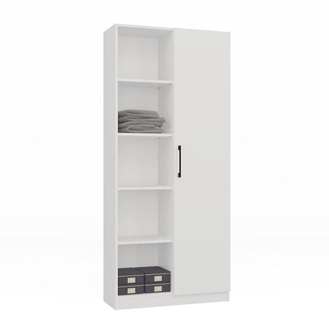 Regál 80cm Dvere Biel a