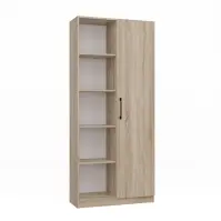Regál 80cm Dvere Sonoma