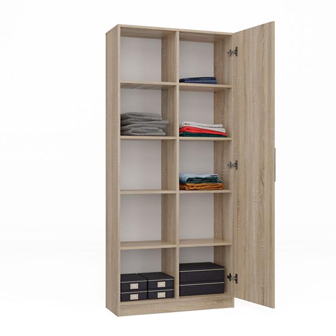 Regál 80cm Dvere Sonoma