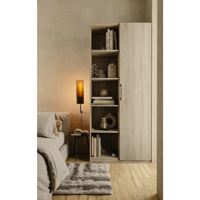 Regál 80cm Dvere Sonoma