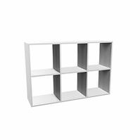 Regál Malax 2x3 Biela