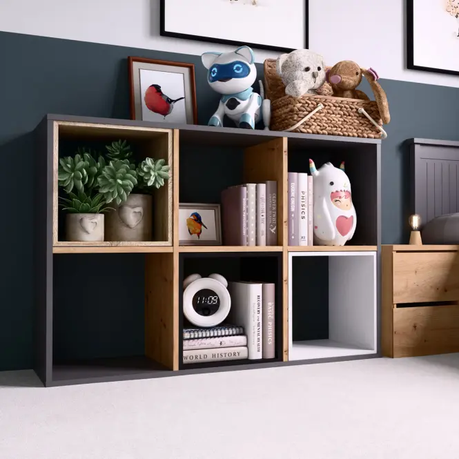 Regál Malax 2x3 Biela