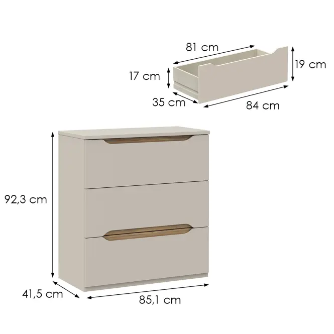 Komoda Feletis EDWK212-M902,2