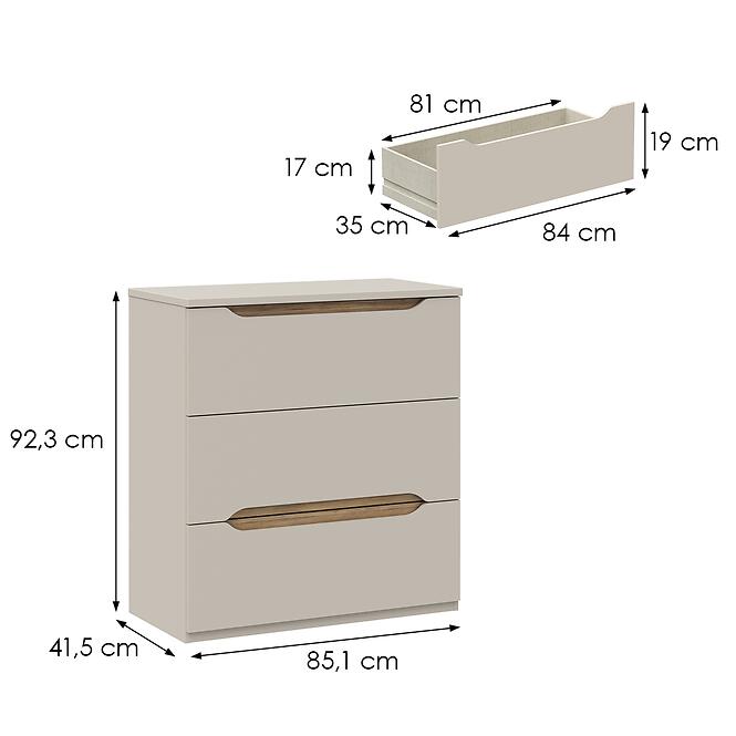 Komoda Feletis EDWK212-M902,2