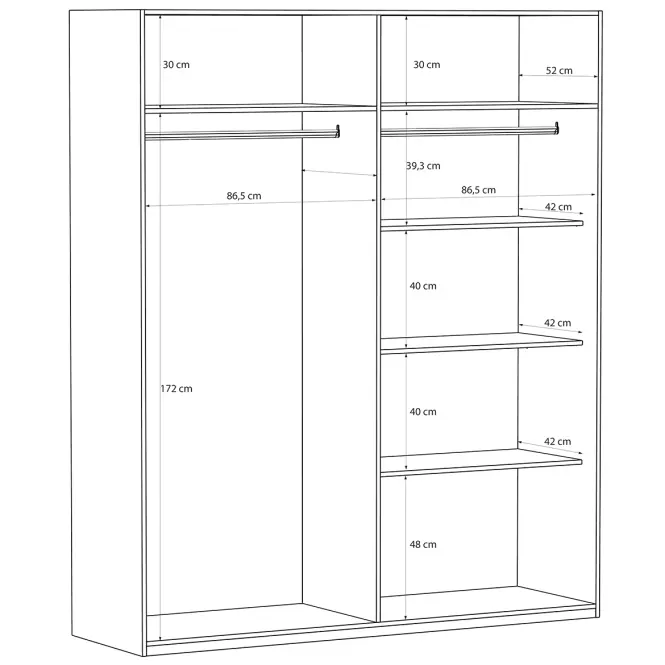 Skriňa Feletis EDWS943-M902