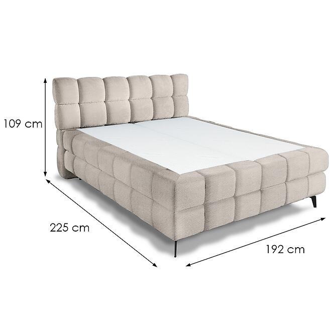Posteľ Astoria I 180 Vinci 28 béžová,3