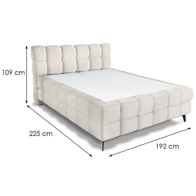 Posteľ Astoria I 180 Vinci 21 krémová,3