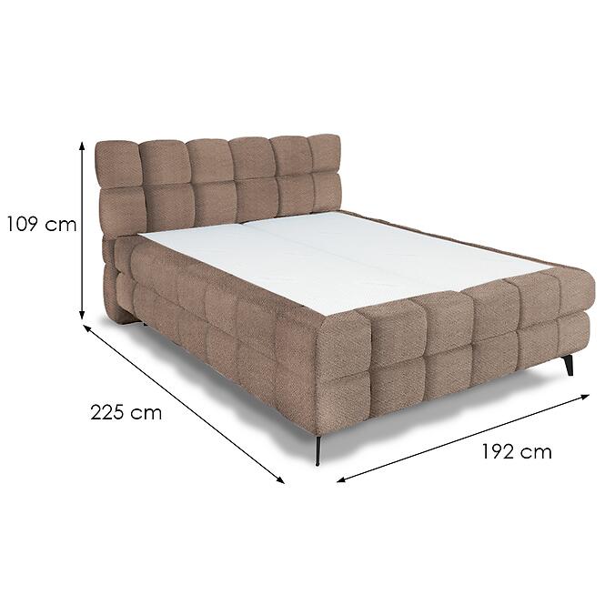Posteľ Astoria I 180 Vinci 38 hnedá,3