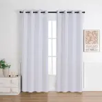 Záclona na krúžkoch Anabel silver RP493 140x245 cm