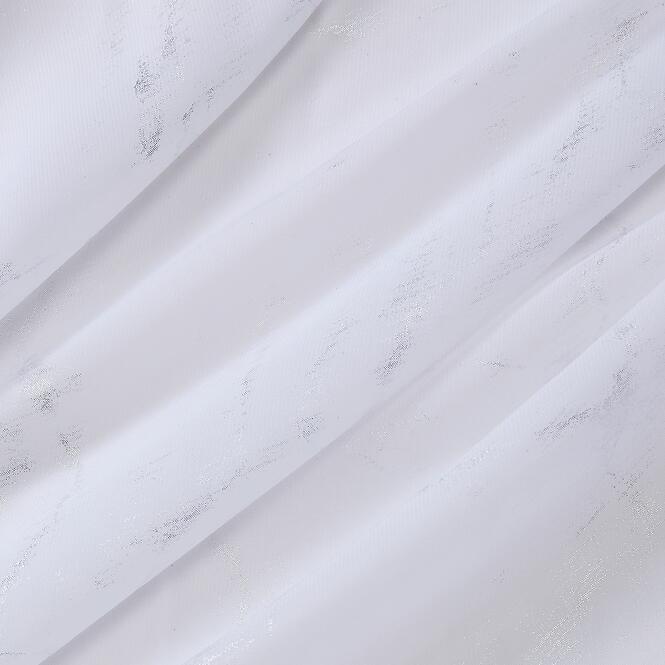 Záclona na krúžkoch Lena silver RP499 290x245 cm