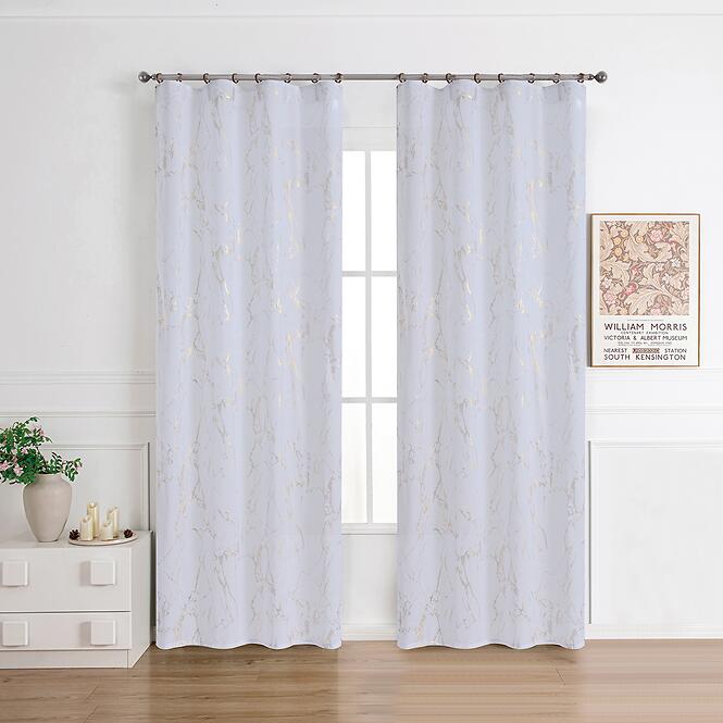 Záclona na páske Lena gold RP499 140x245 cm