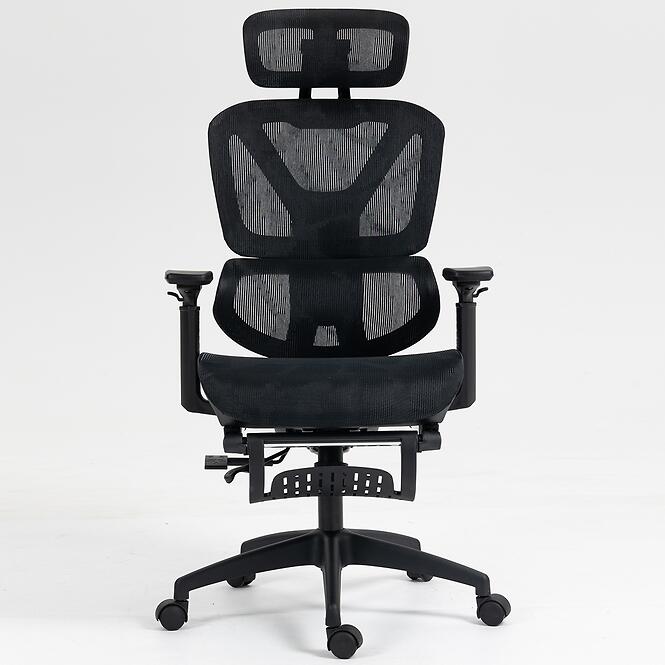 Otočné kreslo Ergoniczny Effector čierna,3