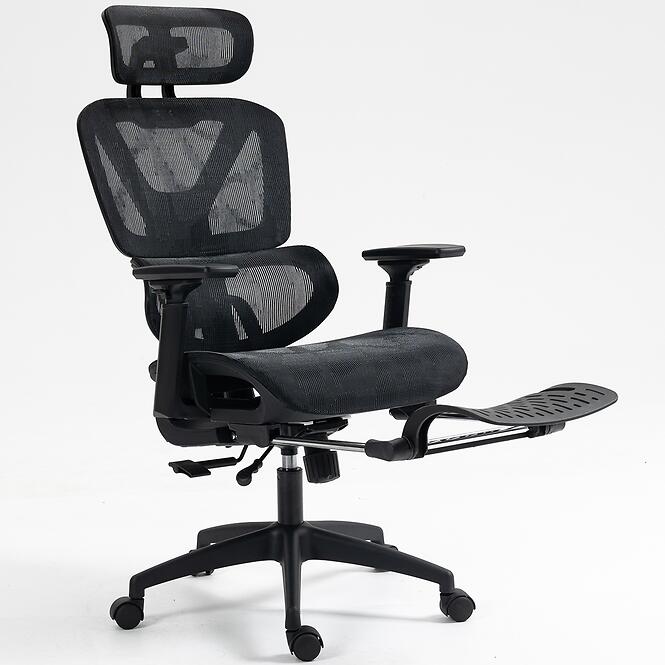 Otočné kreslo Ergoniczny Effector čierna,4