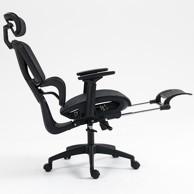 Otočné kreslo Ergoniczny Effector čierna,5