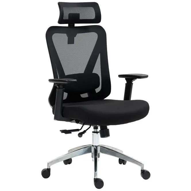 Otočné kreslo Ergobit Lux čierna