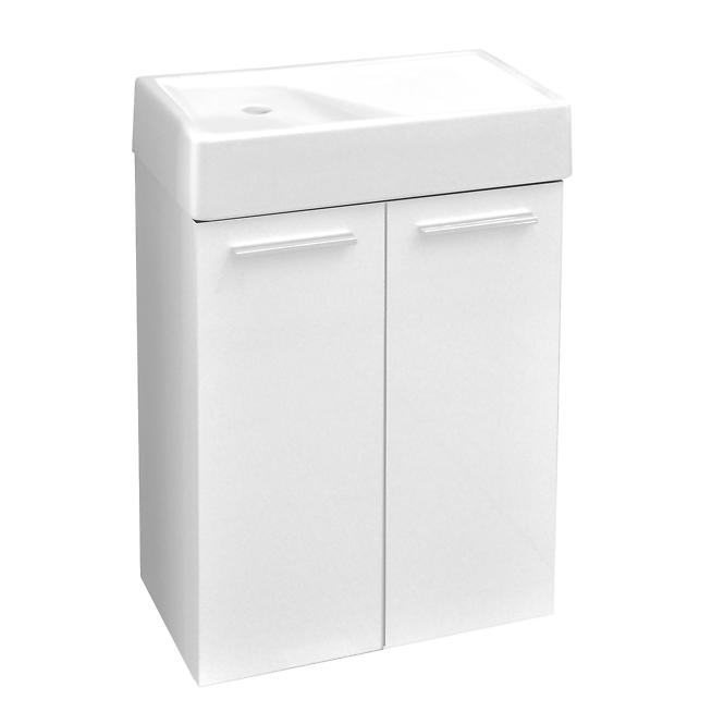 Kúpeľňová skrinka pod umývadlo Fiord 50 2D white