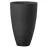 Ryhovaný kvetináč antracit 45xh70 cm