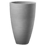 Ryhovaný kvetináč steingrau 45xh70 cm