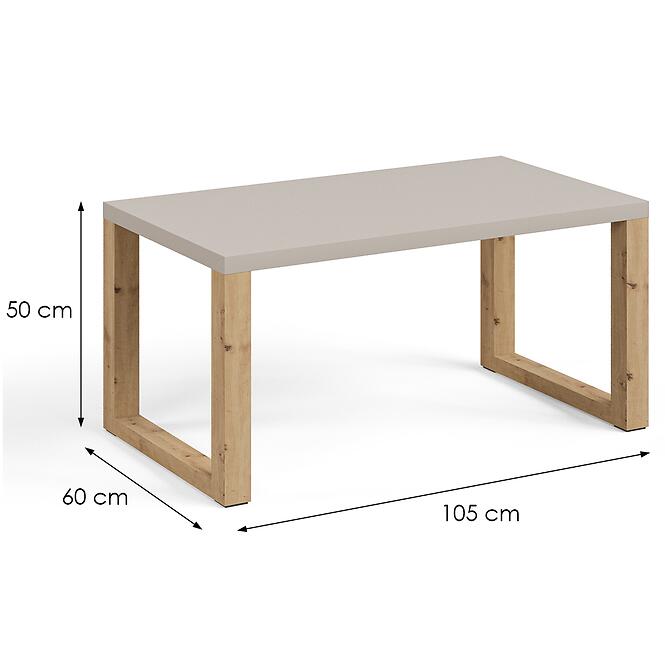 Konferenčný stolík Mona 1050 Kašmír/Artisan