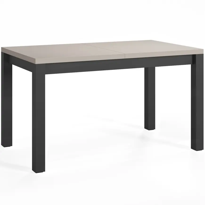 Rozkladací stôl Mini kašmír/čierna