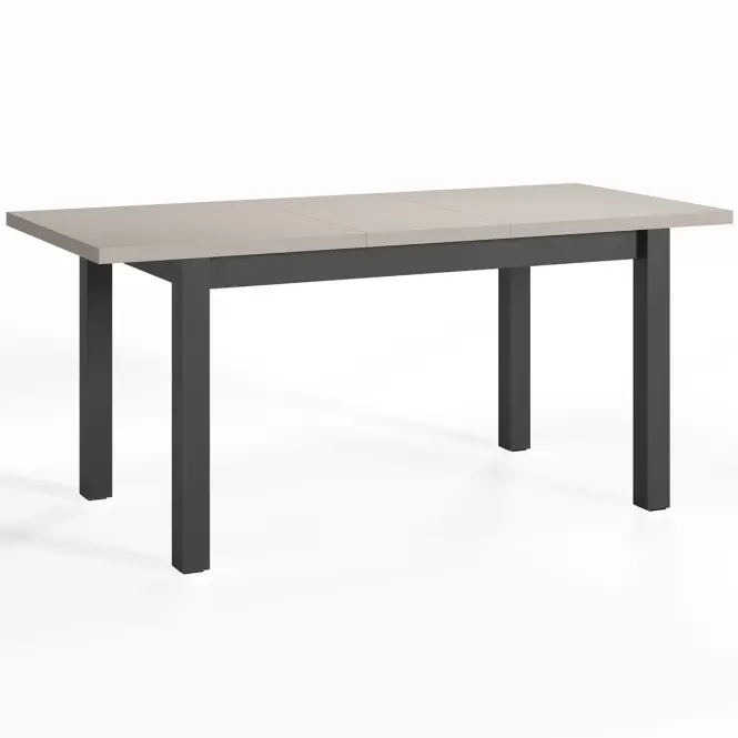 Rozkladací stôl Mini kašmír/čierna,2