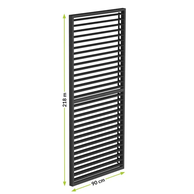 Hlinikový lamelový posuvný panel R Luxe 0.9x2.18 m