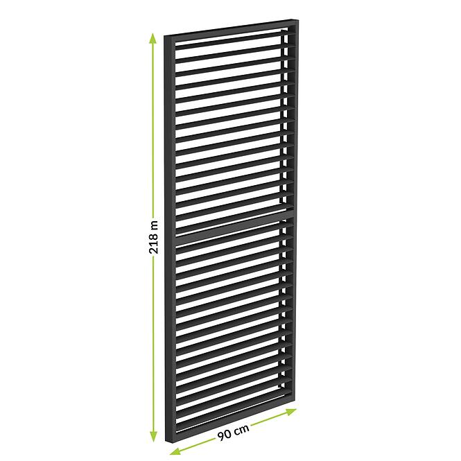 Hlinikový lamelový posuvný panel R Luxe 0.9x2.18 m