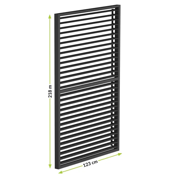 Hlinikový lamelový posuvný panel R Luxe 1.23x2.18 m