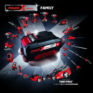 Einhell Štartovacia súprava Power-X-Change 18 V/4,0 Ah,4