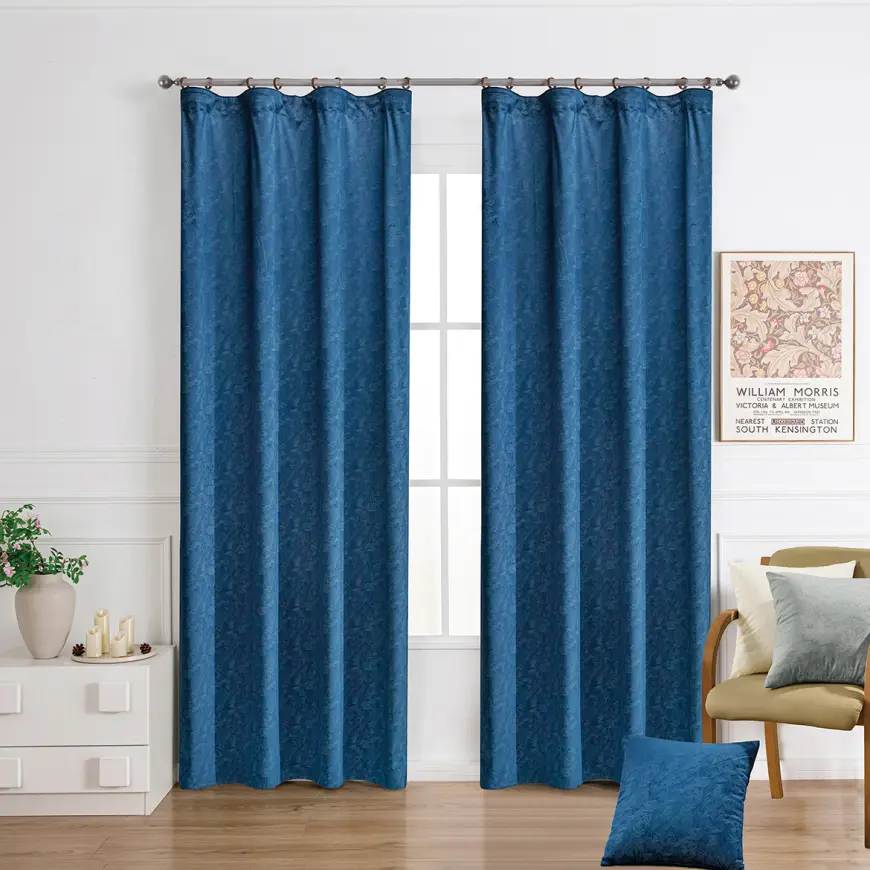 Záves na páske Rosalia VET449/5/210GSM 140x180 granátová