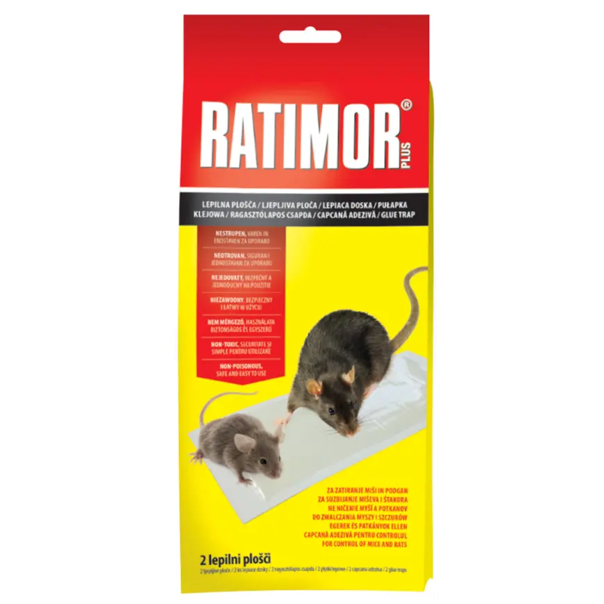 Ratimor Plus Lepiaca doska na odchyt myší 2 ks